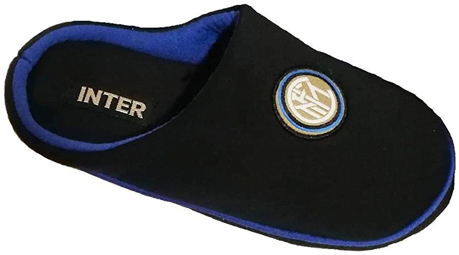 Inter Fc Dutch Slippers Black Kids