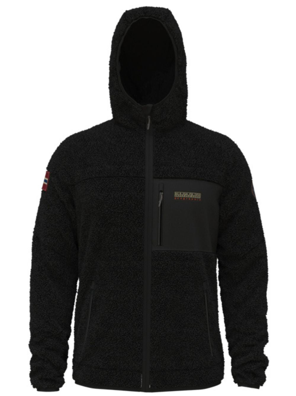 Napapijri Yupik Zip Up Hoodie Black