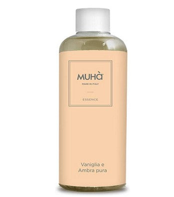 Muhà Vaniglia e Ambra Pura refill Ricarica Per Diffusore e profumatore ambiente 1000 Ml