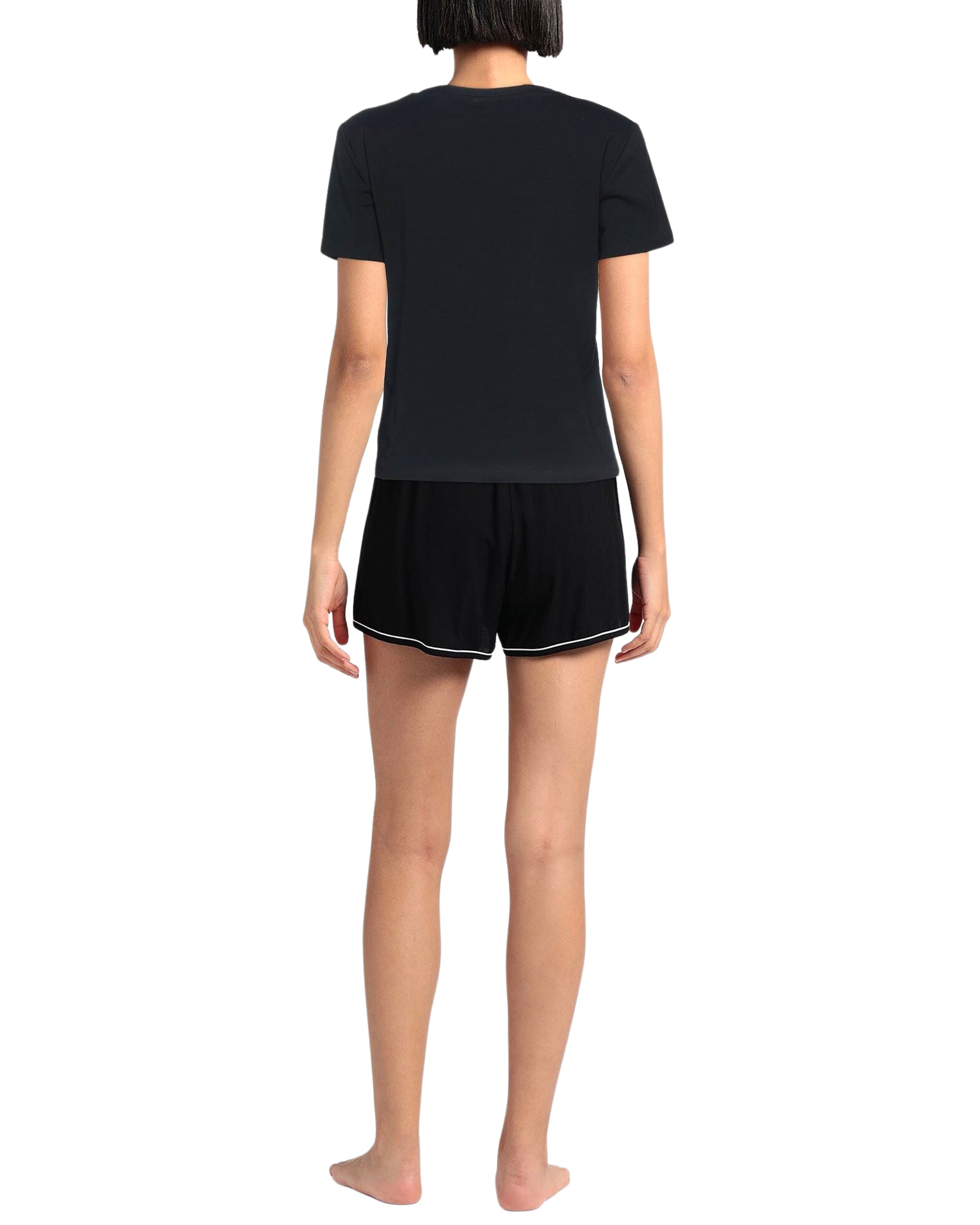 Moschino Underbear Logo Stretch Jersey Cotton Black