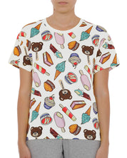 Moschino Swim Cotone/Elastan Icecream Gelato Bianco