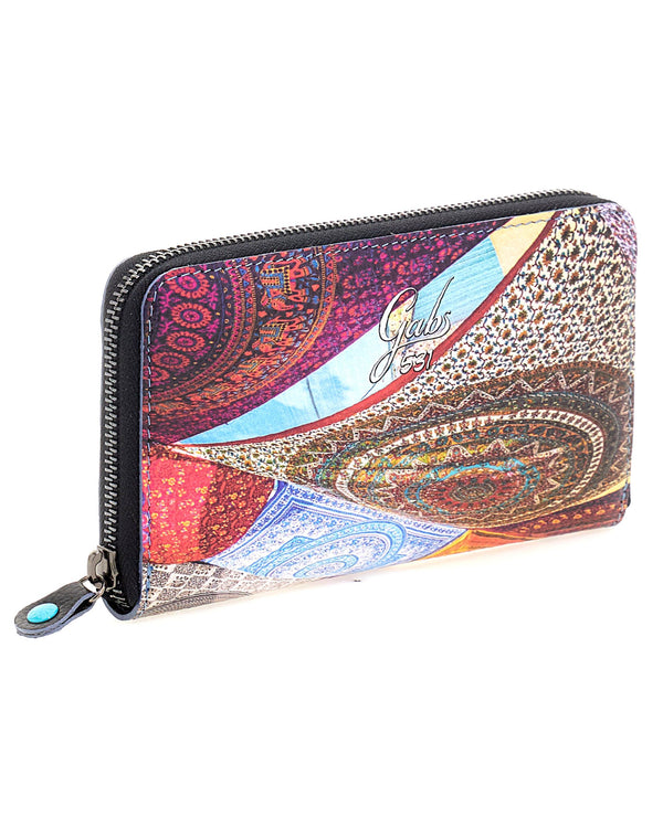 Gabs Coin Purse Zip Around Card Holder Multicolor Women