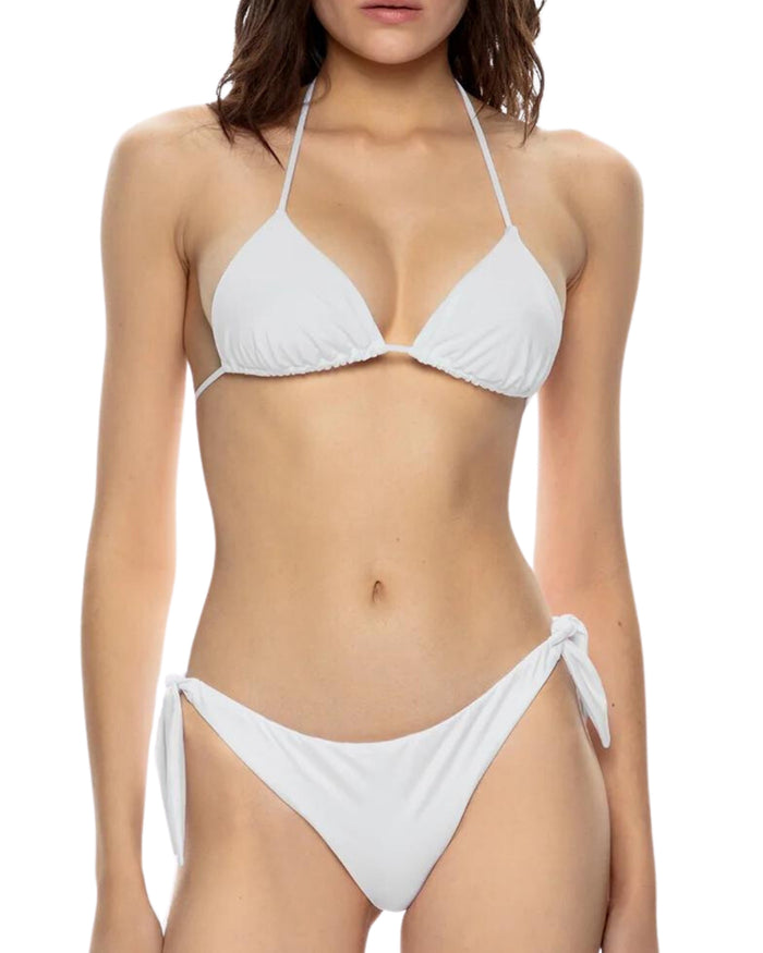 Mefui Reggiseno Triangolo Basic Bianco Donna 2