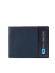 Piquadro Wallet Nylon Regenerated Card Holder Coins Bio Blue Men