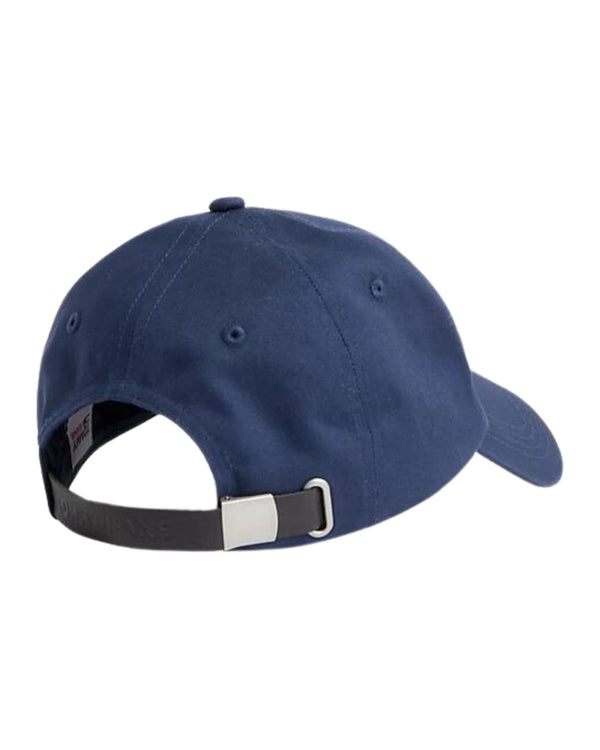 Tommy Jeans Cappello Baseball TJW Heritage Cotone Blu-2