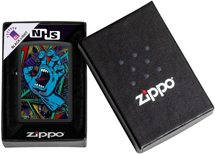 Zippo Santa Cruz Mano Illuminato Nero Unisex 5