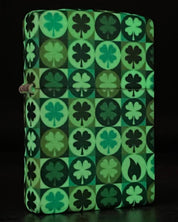 Zippo Windproof Refillable Made In Usa Glows In The Dark Silver Unisex