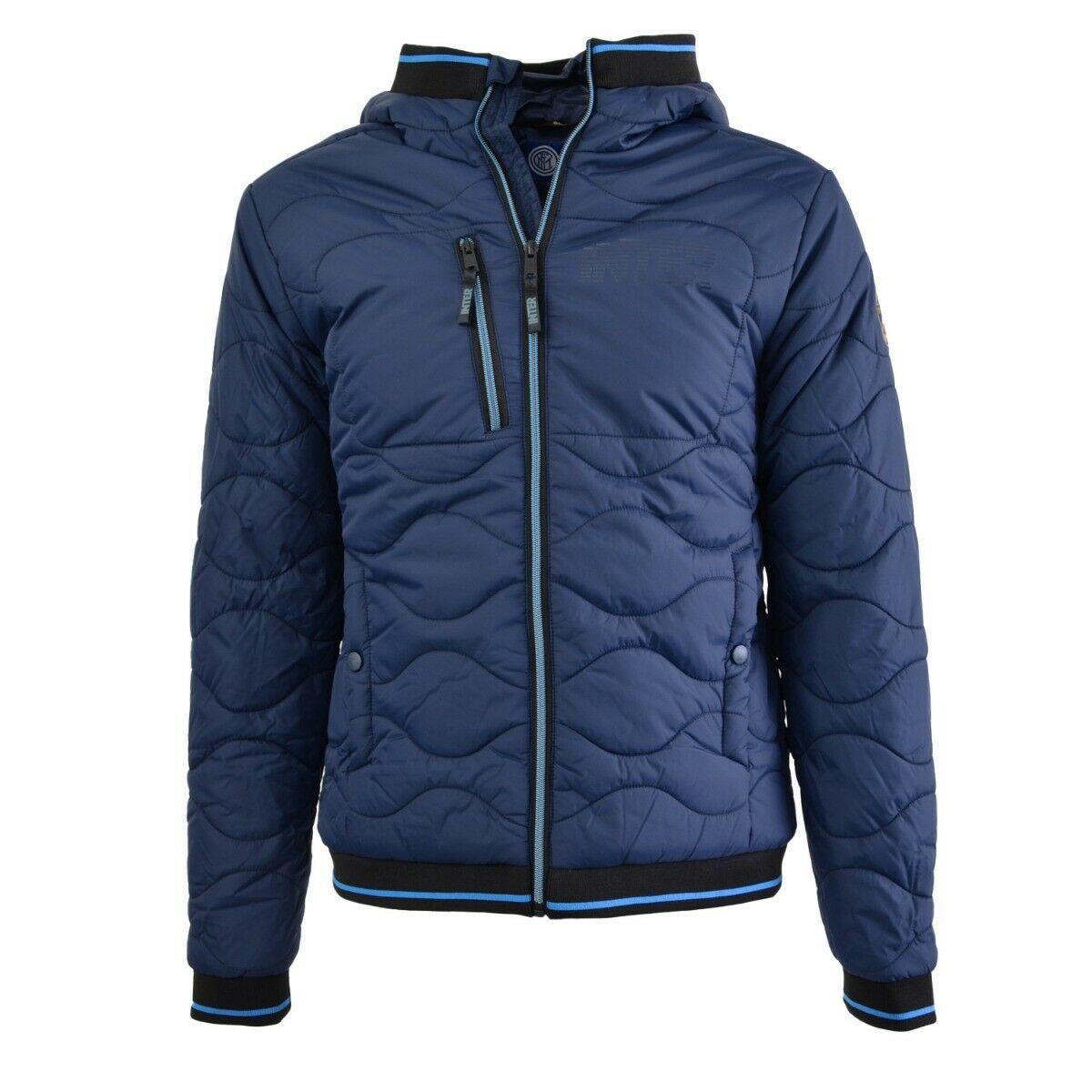 Inter Fc Jacket Windstopper Hooded Jacket Blue Men