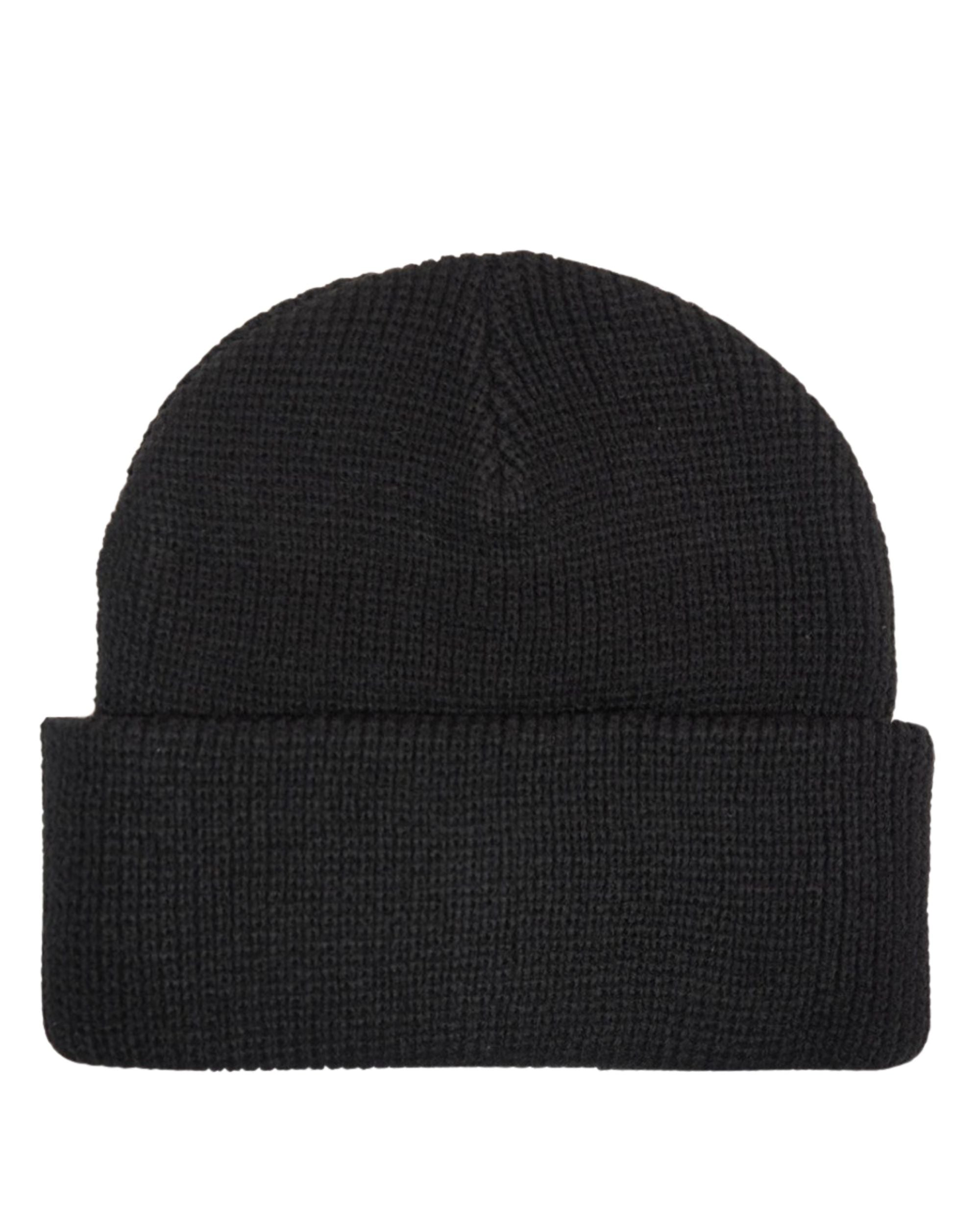 Goorin Bros. Cappello Beanie Hat Cuffia Con Patch Frontale E Logo Su Lato Nero Unisex