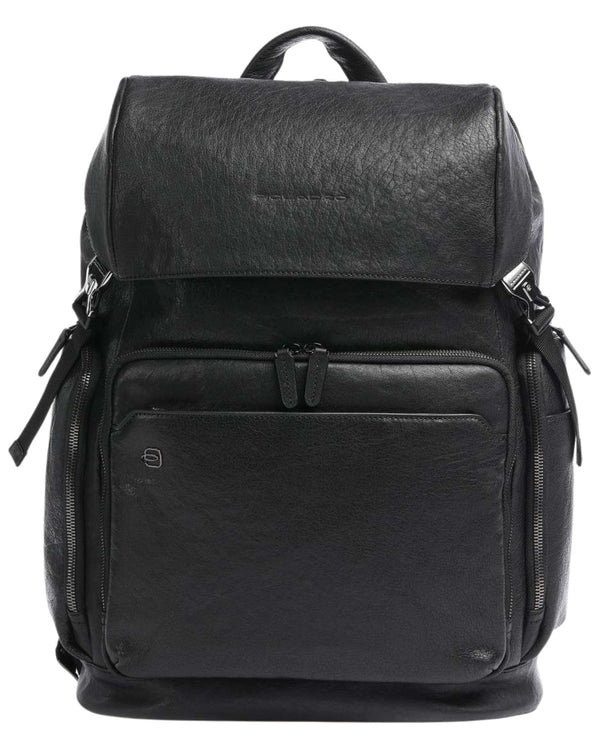 Piquadro Backpack for PC and Tablet Ipad with Pocket Black Men