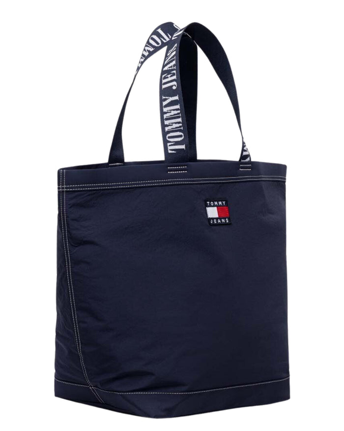 Tommy Jeans Borsa Tote AW0AW14960 Blu Scuro 2