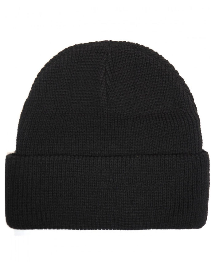 Goorin Bros. Beanie Hat Cap With Front Patch And Side Logo Black Unisex 3