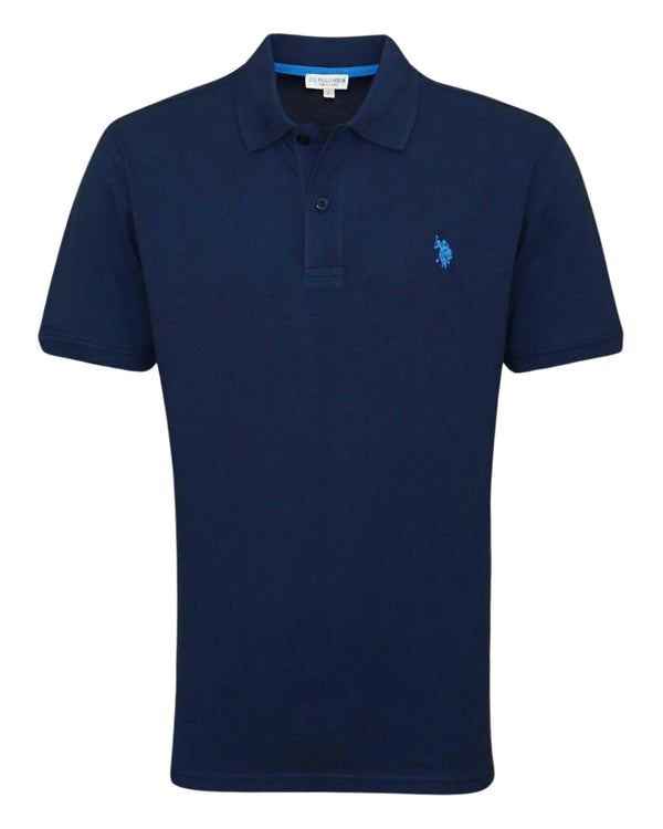 U.S. Polo Assn. T-Shirt Logo Fronte e Retro Cotone Blu