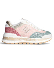 Liu Jo Sneakers Amazing Pelle Glitter Multicolore