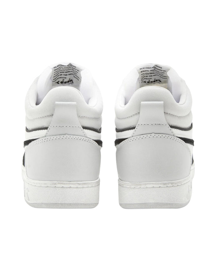 Diadora Sneakers Magic Basket Demi Cut Icona Suede Bianco 3