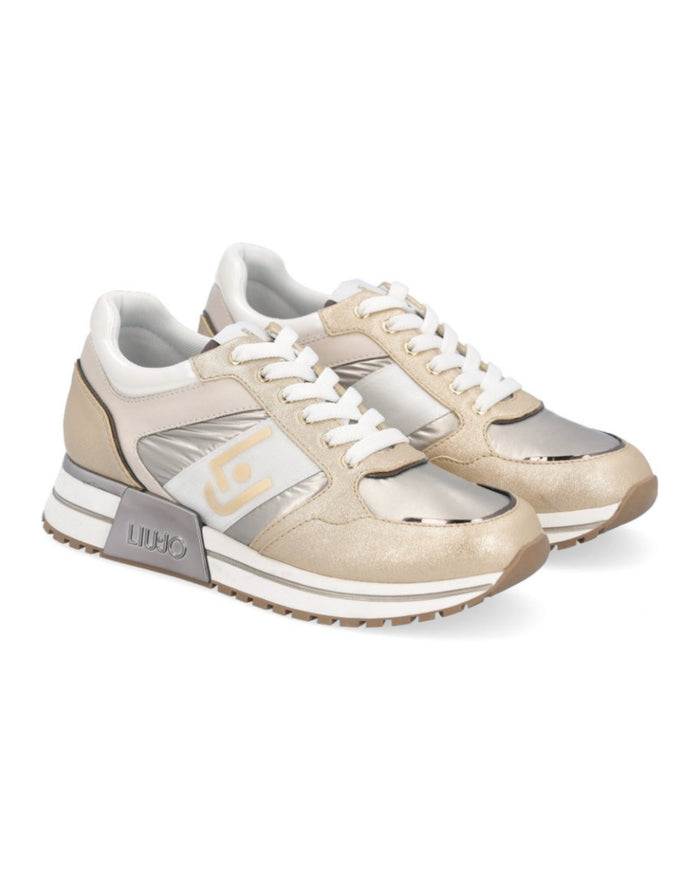 Liu Jo Sneakers Kiss 06 Argento/Beige 2