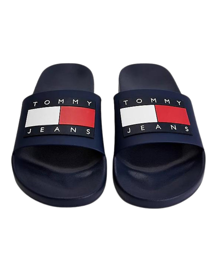 Tommy Jeans Pool Slide Ess Blue 3