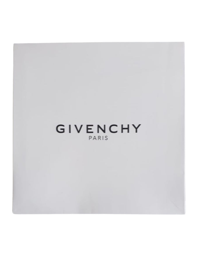 Givenchy Foulard Stola Lana Nero Big Logo 5
