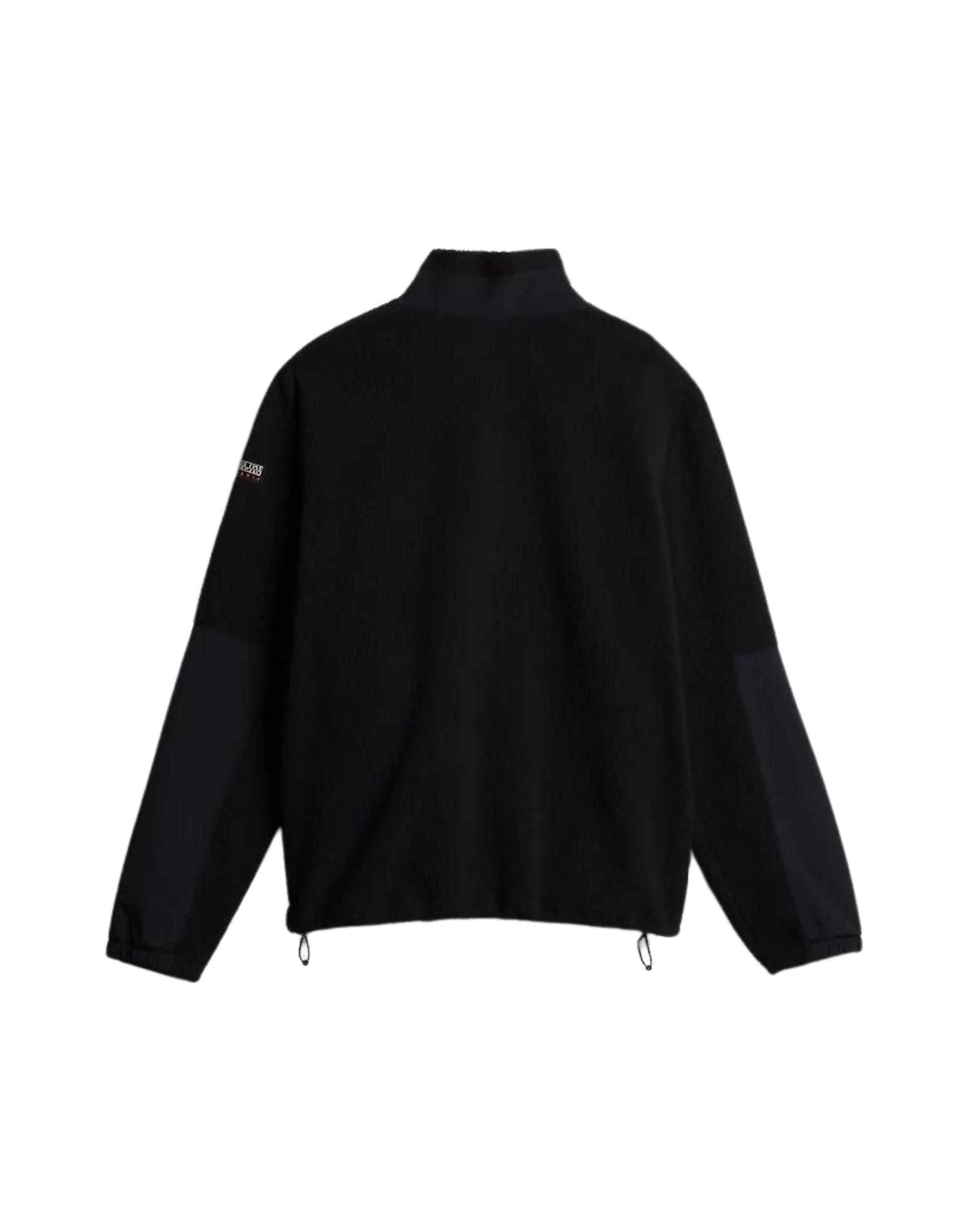 Napapijri Step Zip Up Fleece Sweatshirt Black