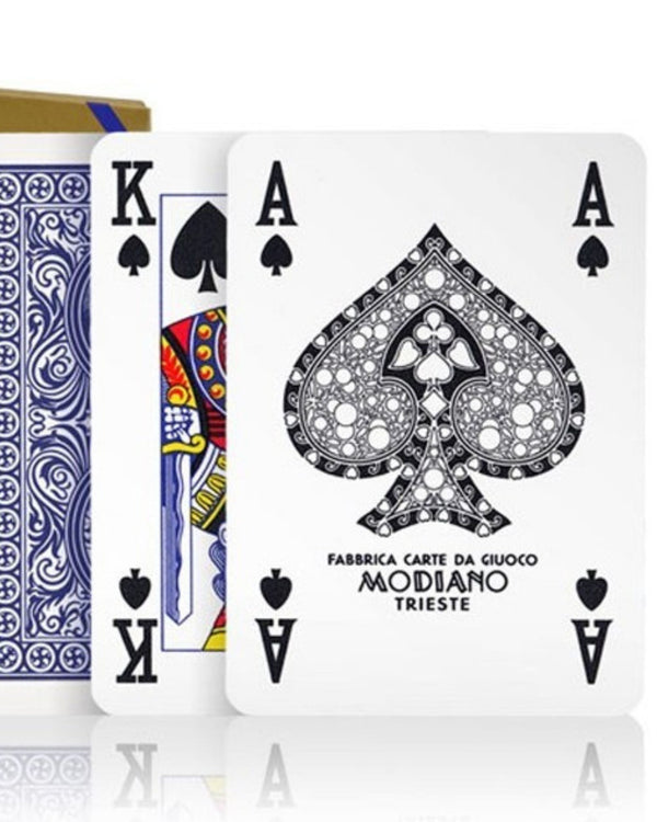 Modiano Scatola Legno Cofanetto Porta Carte Poker 2 Mazzi Inclusi-2