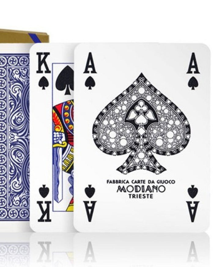 Modiano Scatola Legno Cofanetto Porta Carte Poker 2 Mazzi Inclusi 2