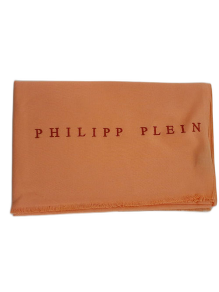 Philipp Plein Donna Unisex Viscosa Made In Italy 67x185 Cm Arancione Uomo-2