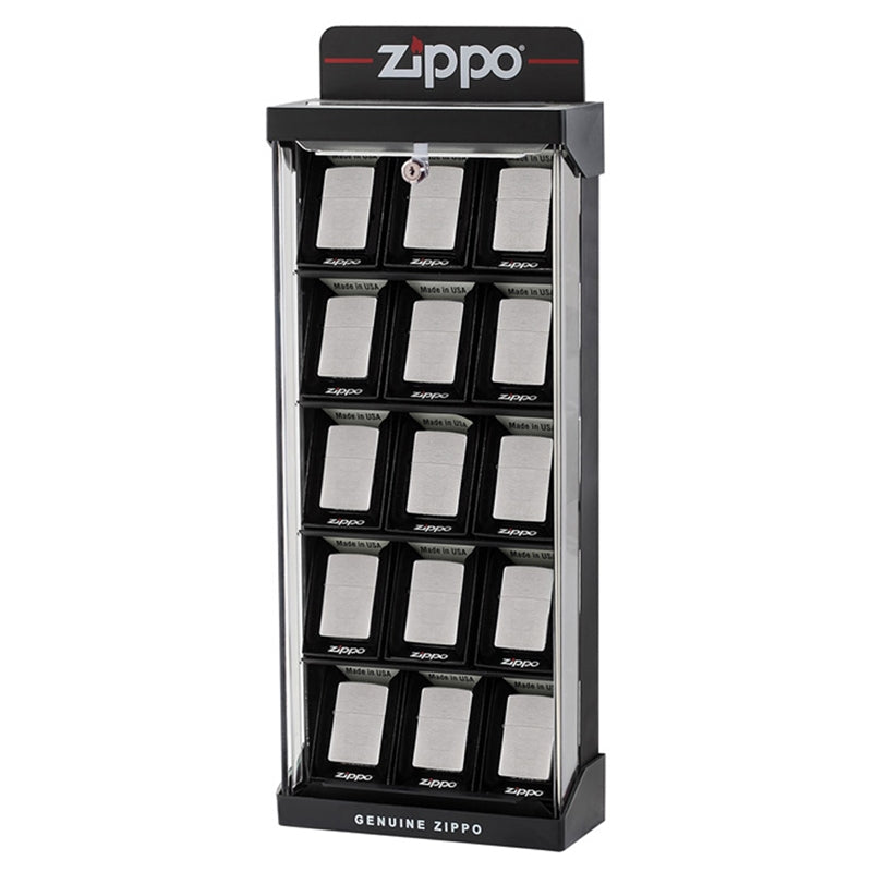 Zippo 15-Hole Display Case With Lock