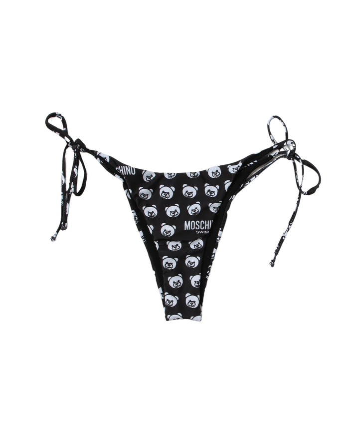 Moschino Swim Bikini Bottom Teddy Bear Nero 1