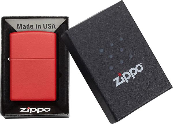 Zippo Red Matte Rosso Unisex