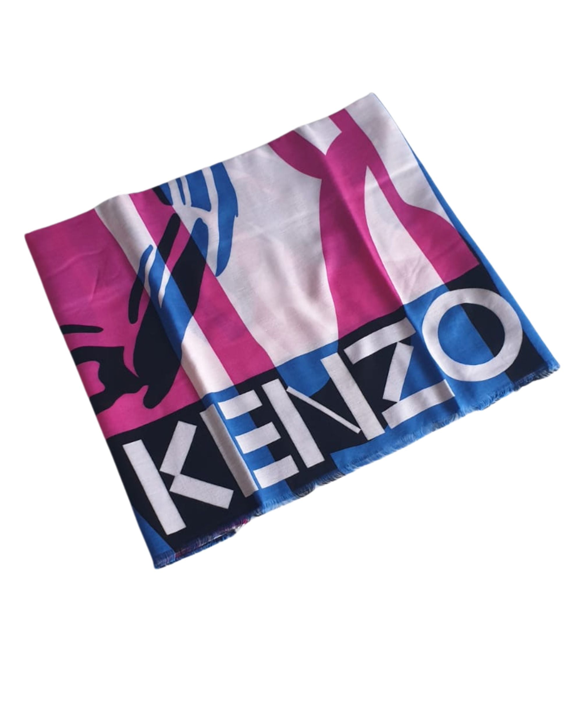 Kenzo Stola Pashmina 135x135 cm Modal Viola