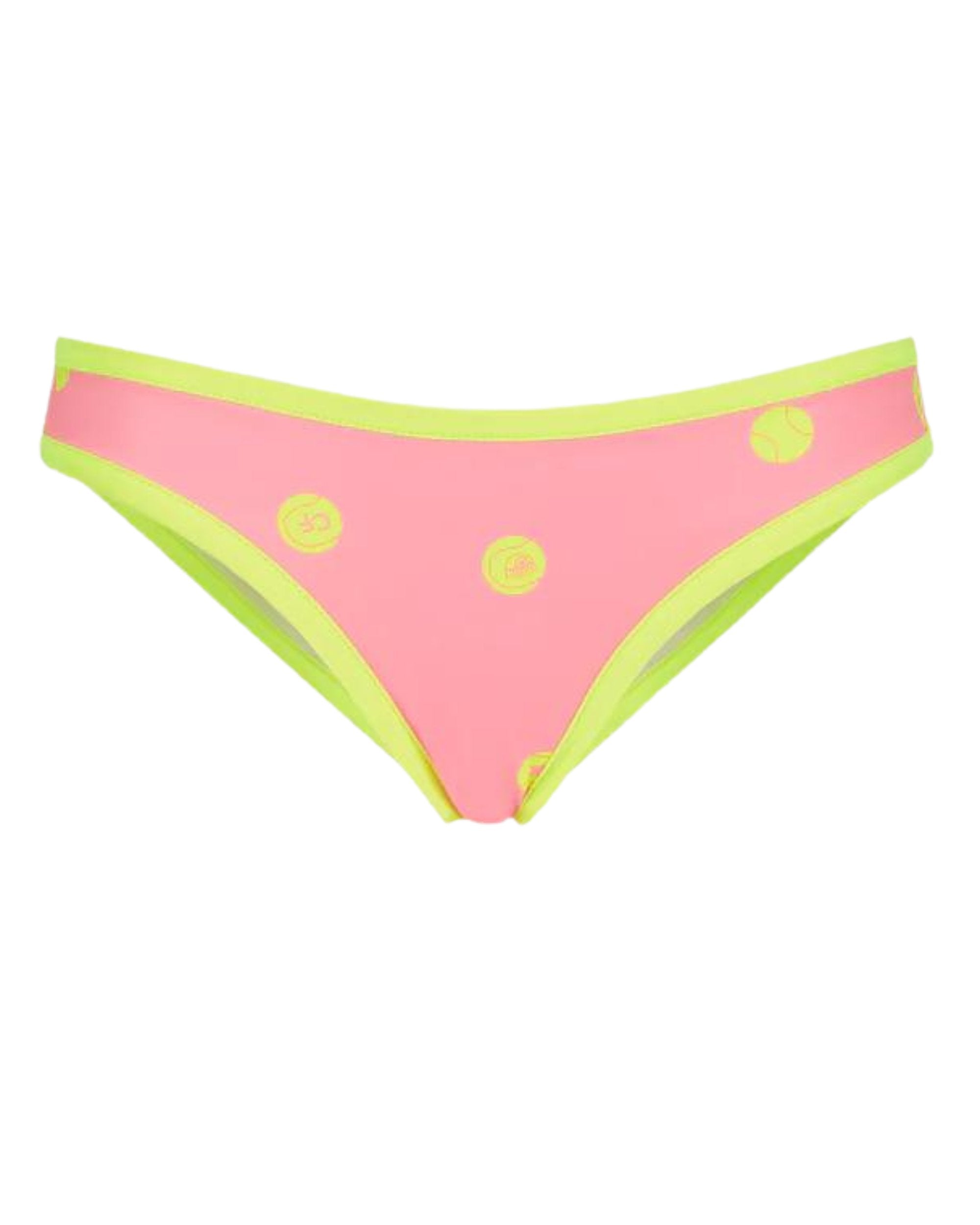 Chiara Ferragni Bikini Bottom Design "tennis" Pink Women