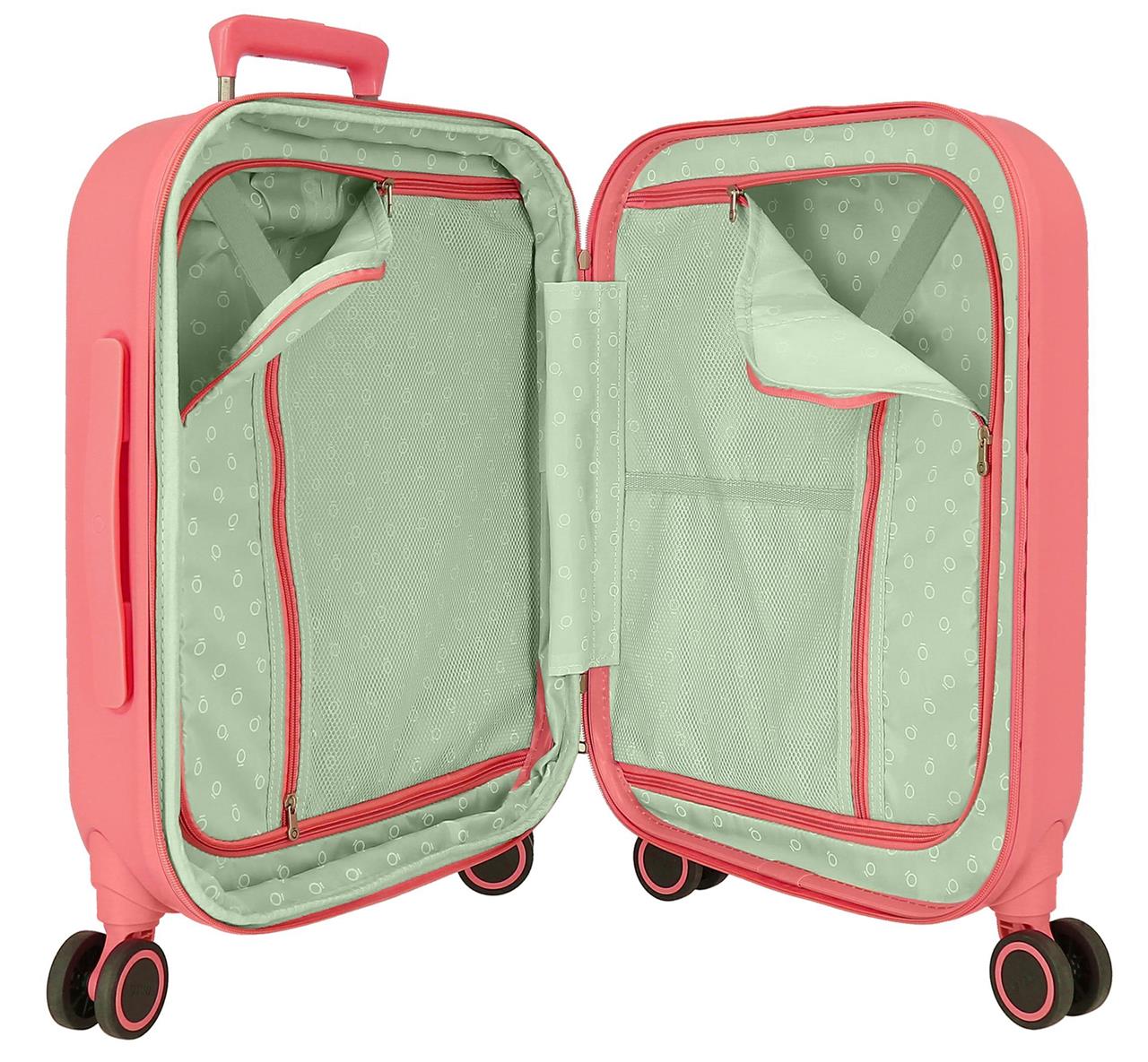 Disney Cabin Suitcase 4 Wheels 55cm Minnie Happiness Pink Woman