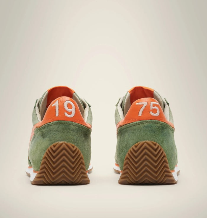 Diadora Heritage Sneakers Equipe H Canvas Tela/Pelle Verde Stone Wash 3