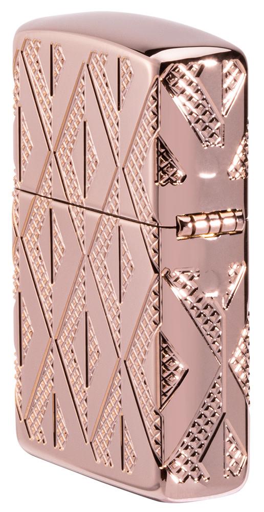 Zippo Diamante Geometric 360° Armor Multicut Engraving Rosa Unisex 10