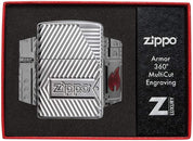 Zippo Armor Flame Silver Unisex