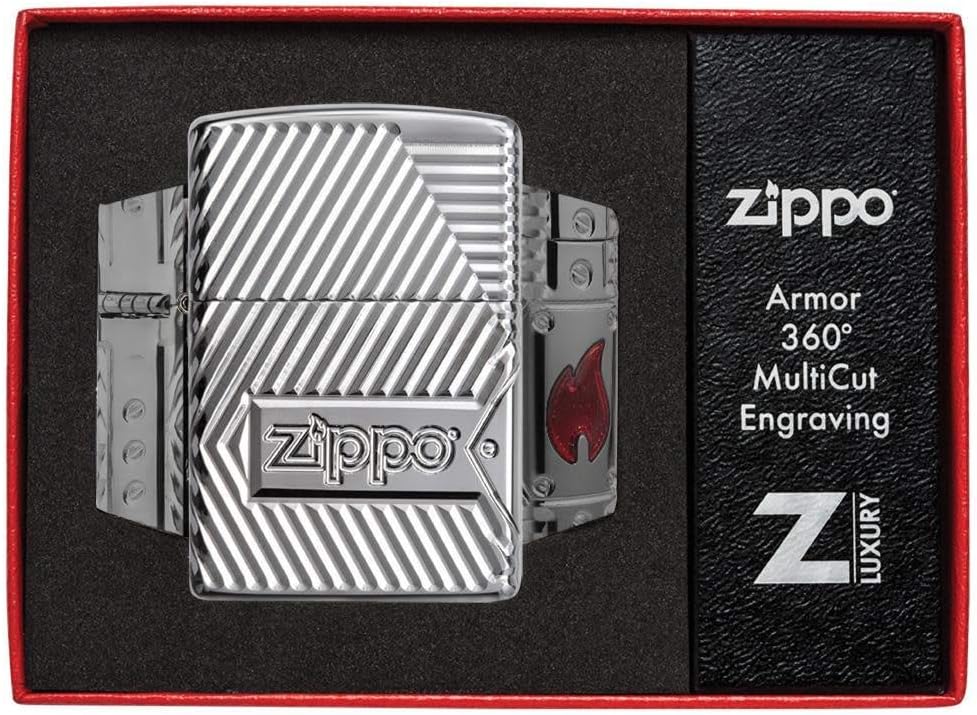 Zippo Armor Flame Silver Unisex