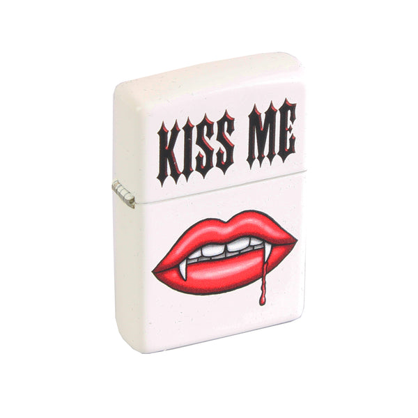 Zippo Kiss Me Design Bianco Unisex