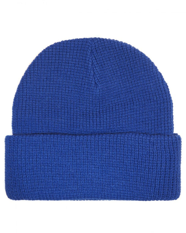 Goorin Bros. Cappello Beanie Hat Cuffia Con Patch Frontale E Logo Su Lato Blu Unisex-2