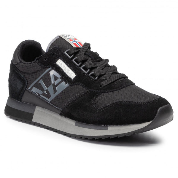 Napapijri Sneaker Virtus Leather/Polyester Black-2