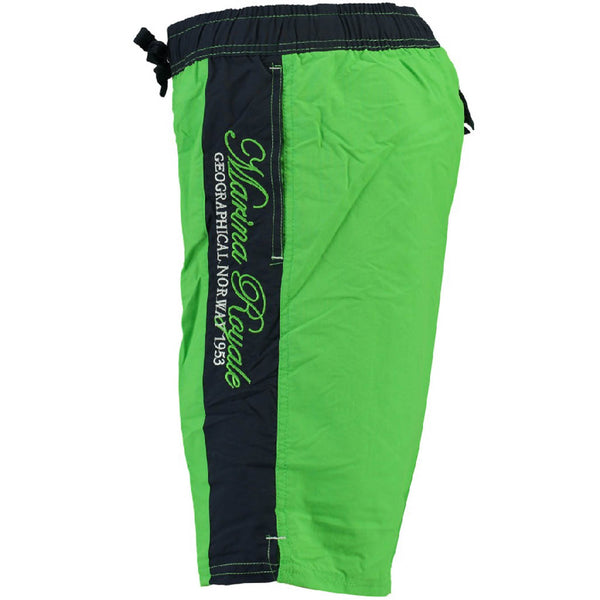 Geographical Norway Men's Green Swimming Shorts-2