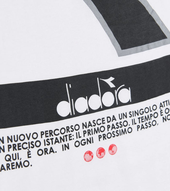 Diadora T-Shirt SS Urbanity Cotone Bianco 5