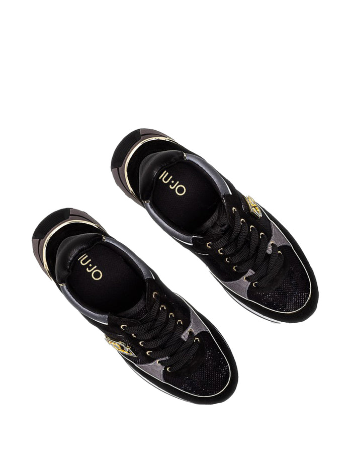 Liu Jo Sneakers Maxi Wonder 20 Pelle Blu 5
