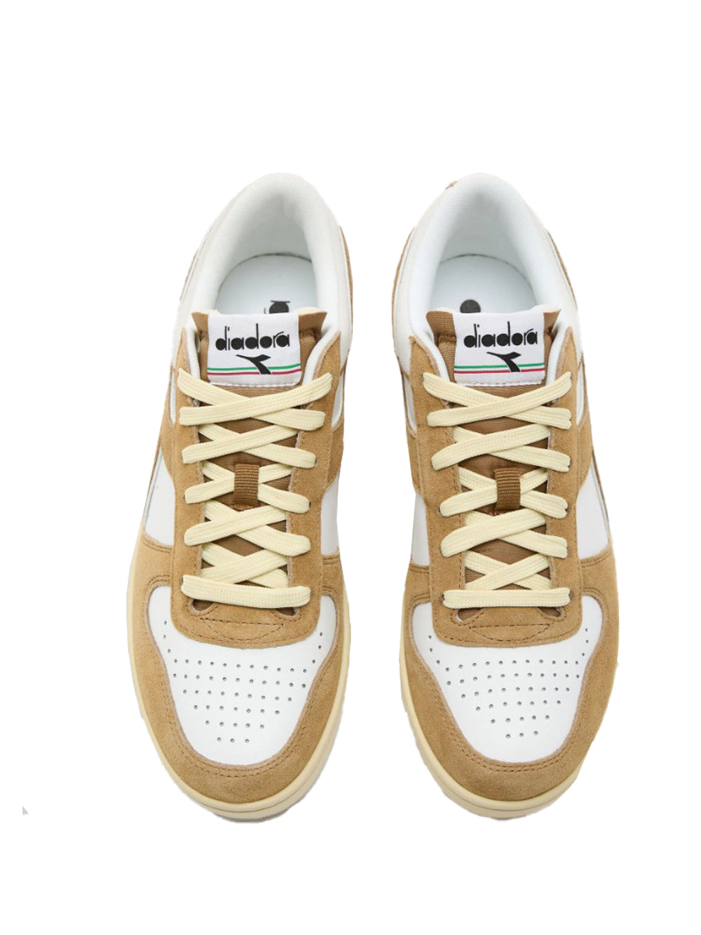 Diadora Sneakers Magic Basket Pelle Marrone
