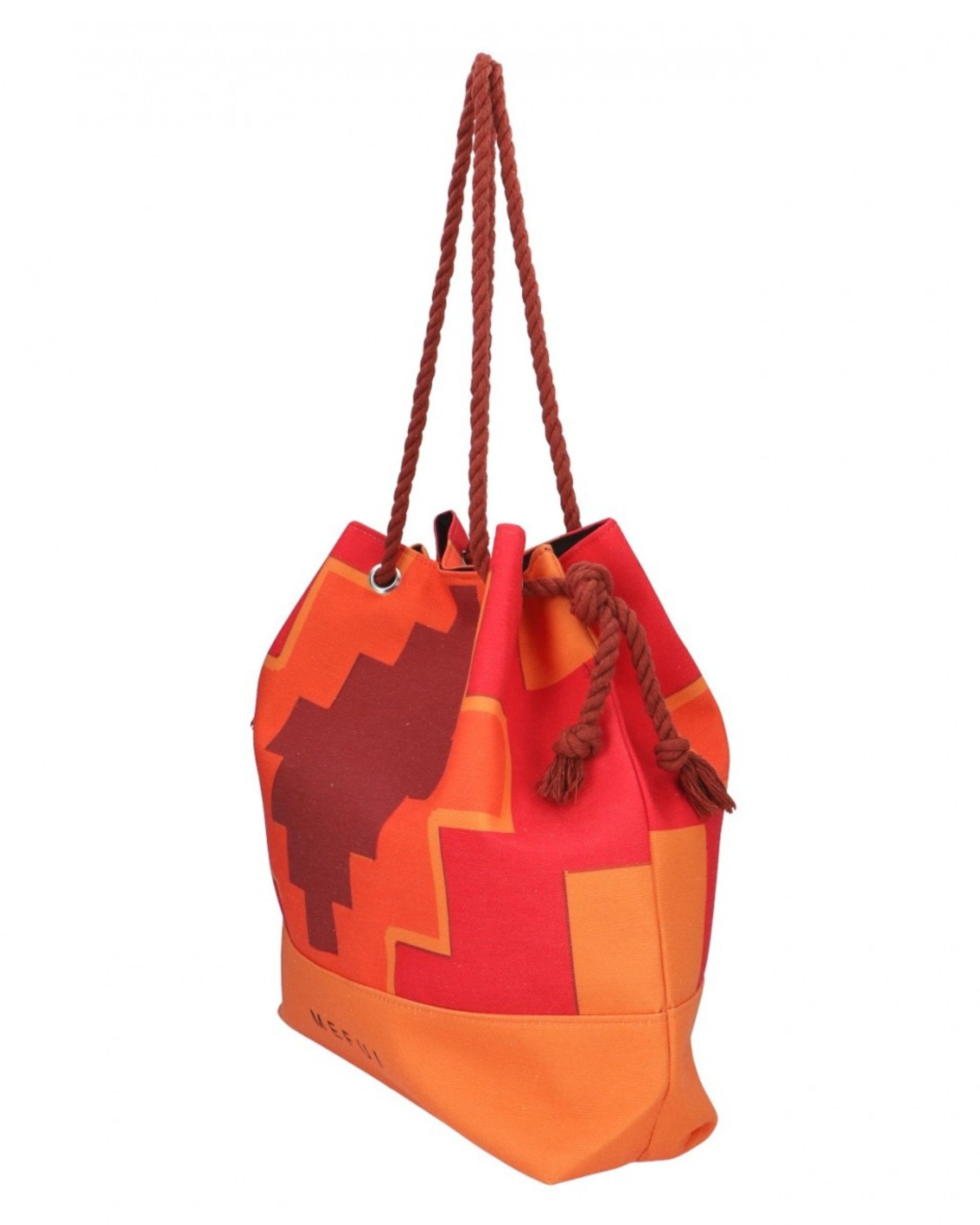 Mefui Beach Bag 'Pampa Look' Orange Women