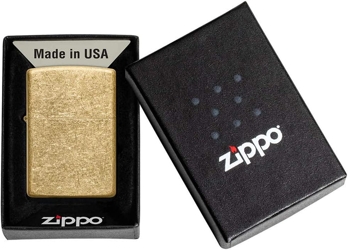 Zippo Tumbled Brass Bronze Unisex 5