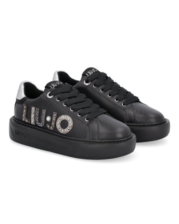 Liu Jo Sneakers Kylie 10 Pelle Nero-2