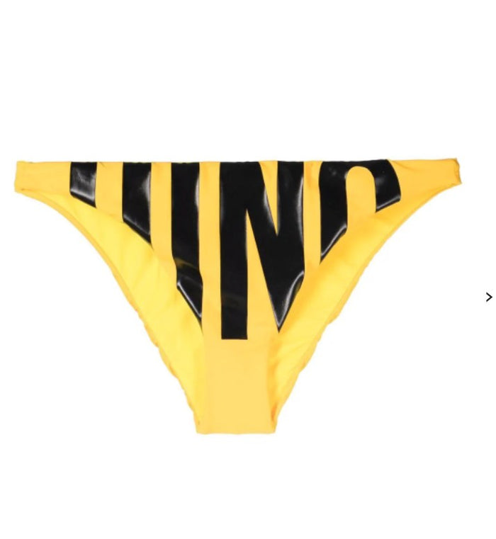 Moschino Swim Bikini Bicolore Giallo 3