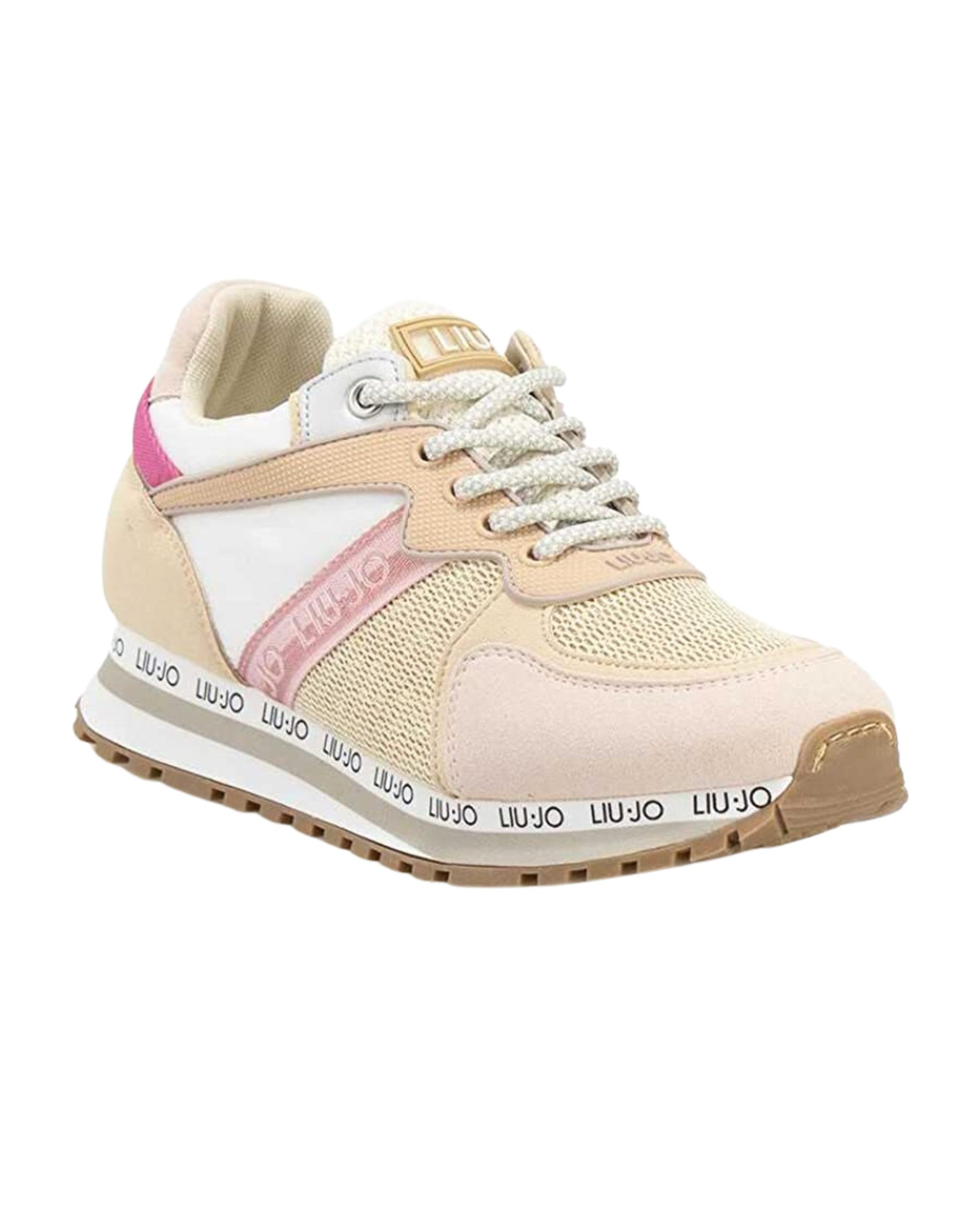 Liu Jo Sneakers Wonder 7 Similpelle Rosa/Multicolore