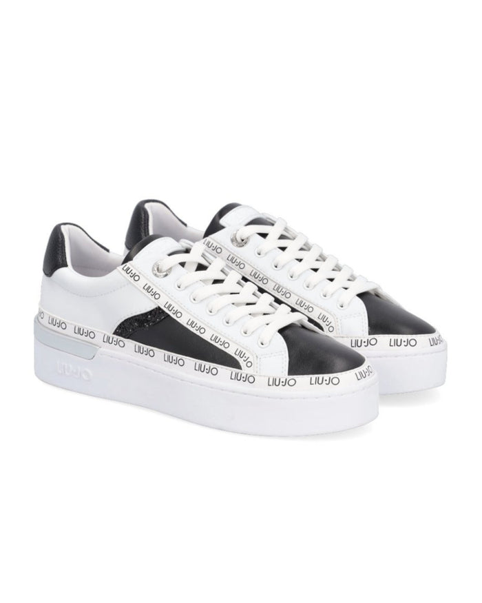 Liu Jo Sneakers Silvia 66 in Pelle Bianco 2