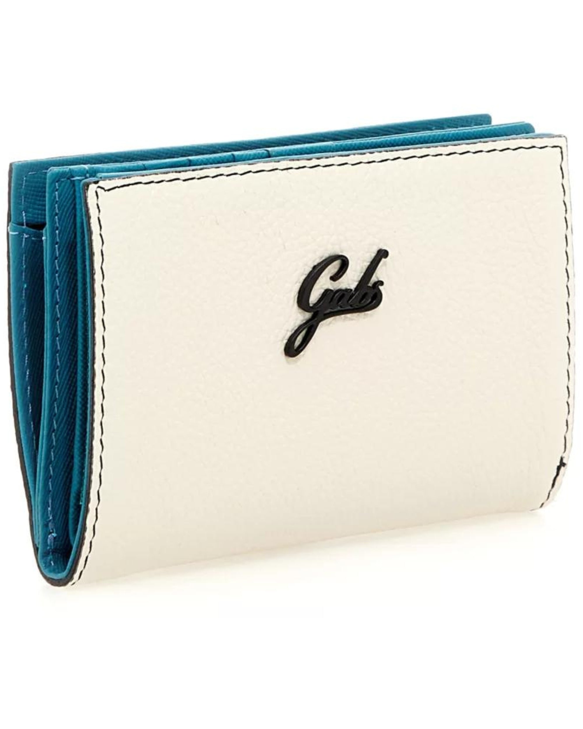 Gabs Portamonete Zip Carte Bianco Donna